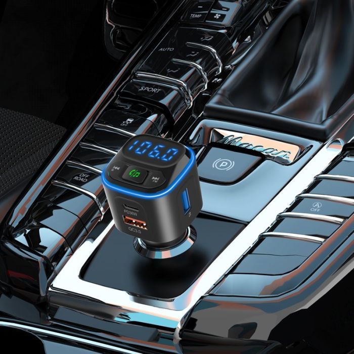 FM модулятор Gelius Tune GP-FMT051 (PD/QC) 36 Watt Black (GP-FMT051) зображення 8