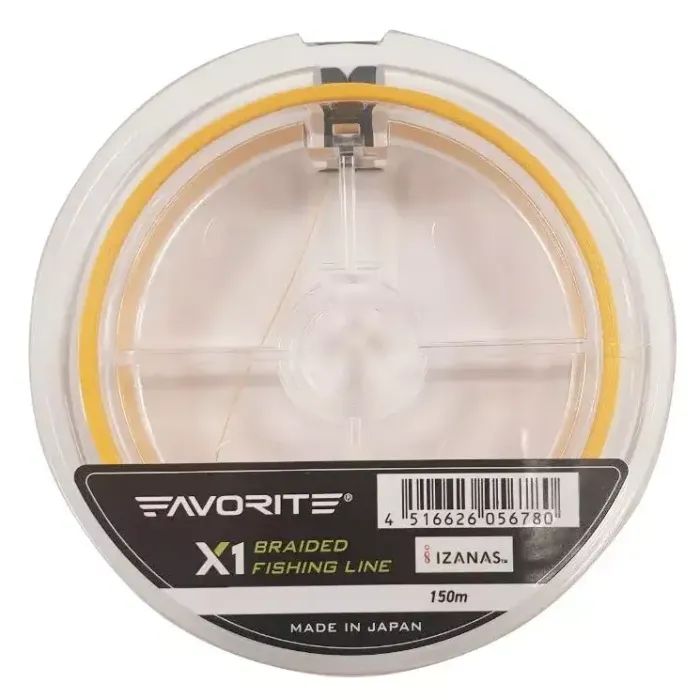 Шнур Favorite X1 PE 4x 150m 2.5/0.260mm 35lb/16.4kg Orange (1693.11.24) изображение 2