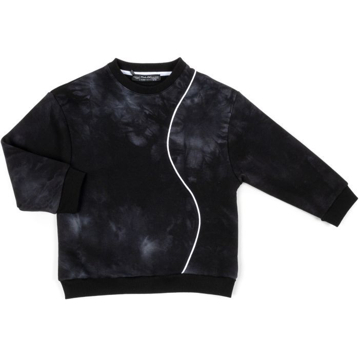 Спортивний костюм дитячий A-Yugi флісовий (7294-03-140G-black) зображення 2
