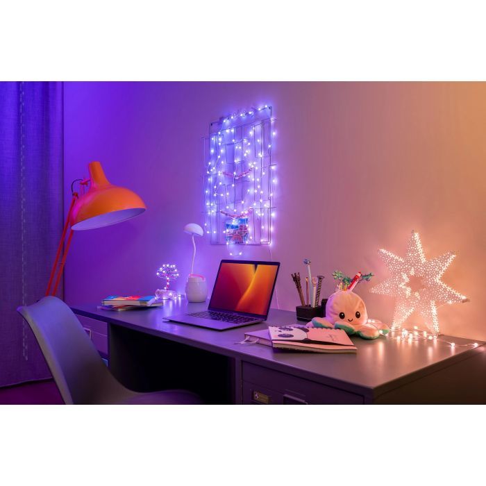 Гирлянда Twinkly Smart LED, Strings USB 100 Heart-shaped RGB LEDs, Clear Wire, USB-C (TWKH100RGB-T) изображение 7