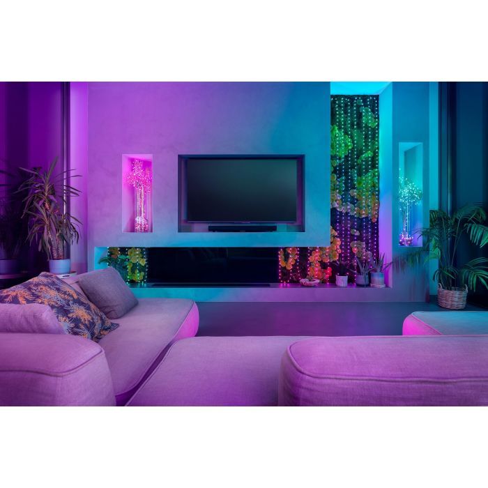 Гирлянда Twinkly Smart LED, Strings USB 100 Heart-shaped RGB LEDs, Clear Wire, USB-C (TWKH100RGB-T) изображение 9