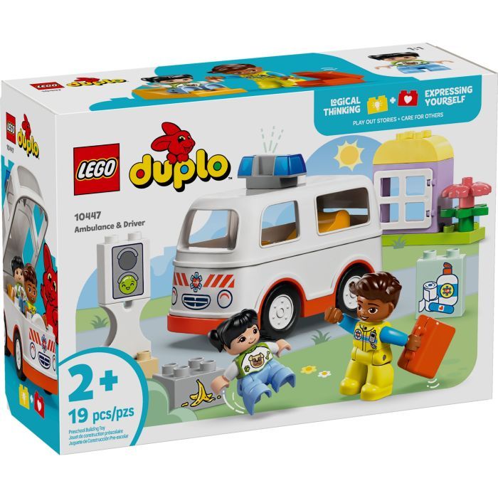 Конструктор LEGO DUPLO Town Скорая помощь и водитель (10447)