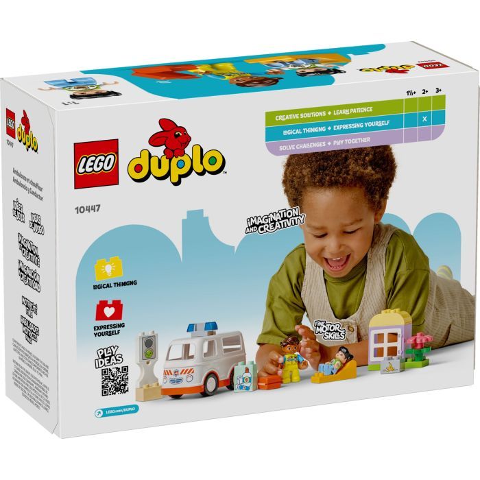 Конструктор LEGO DUPLO Town Скорая помощь и водитель (10447) изображение 5