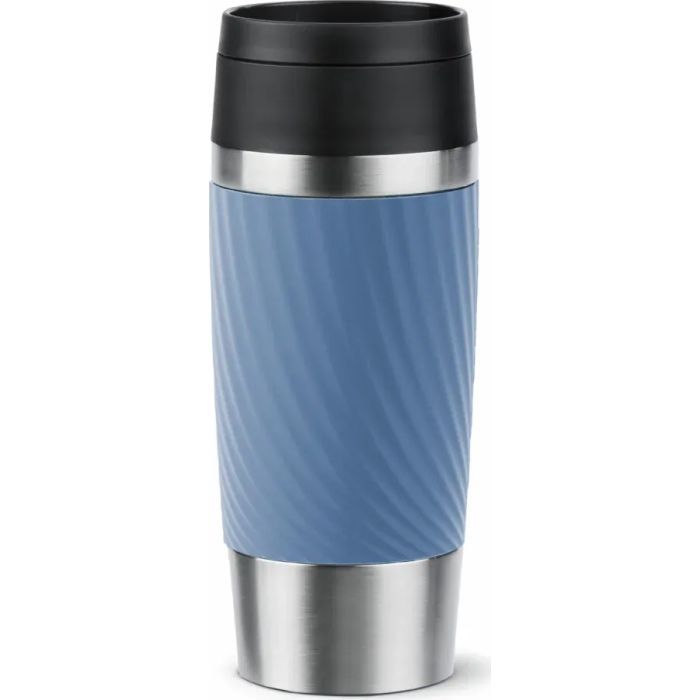 Термокружка Tefal Travel Mug Classic Twist, 360мл, нержавіюча сталь, зелений (N2024310)