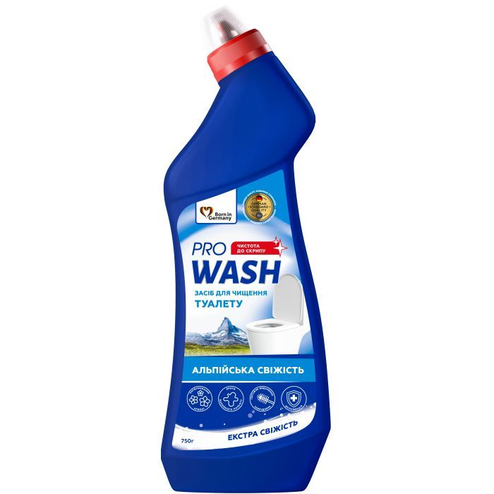 Засіб для чищення унітазу Pro Wash Альпійська свіжість 750 г (4262396145482)