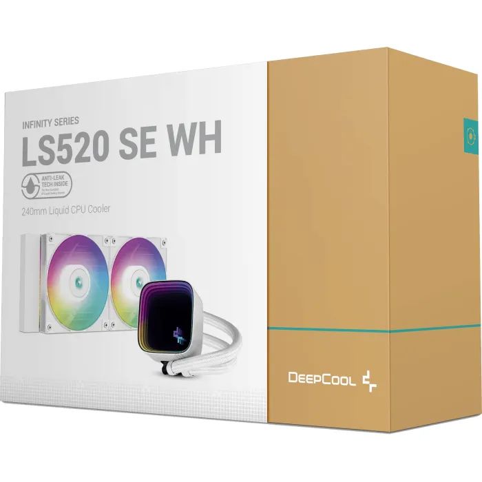 Система жидкостного охлаждения Deepcool LS520 SE White (R-LS520-WHAMMM-G-1) изображение 6