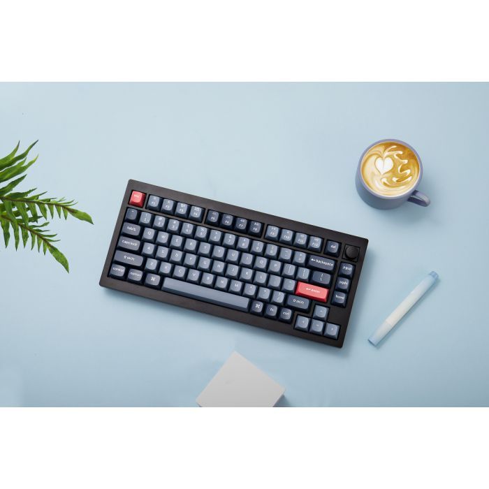 Клавіатура Keychron V1 Max Gateron Jupiter Red QMK Hot-swap Wireless/Bluetooth/USB UA Black (V1MD1_KEYCHRON) зображення 4