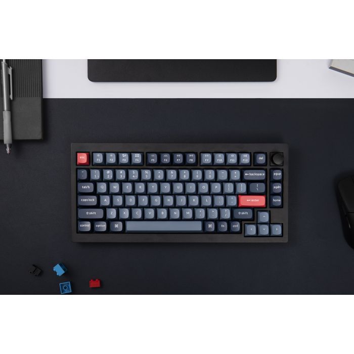 Клавіатура Keychron V1 Max Gateron Jupiter Red QMK Hot-swap Wireless/Bluetooth/USB UA Black (V1MD1_KEYCHRON) зображення 6