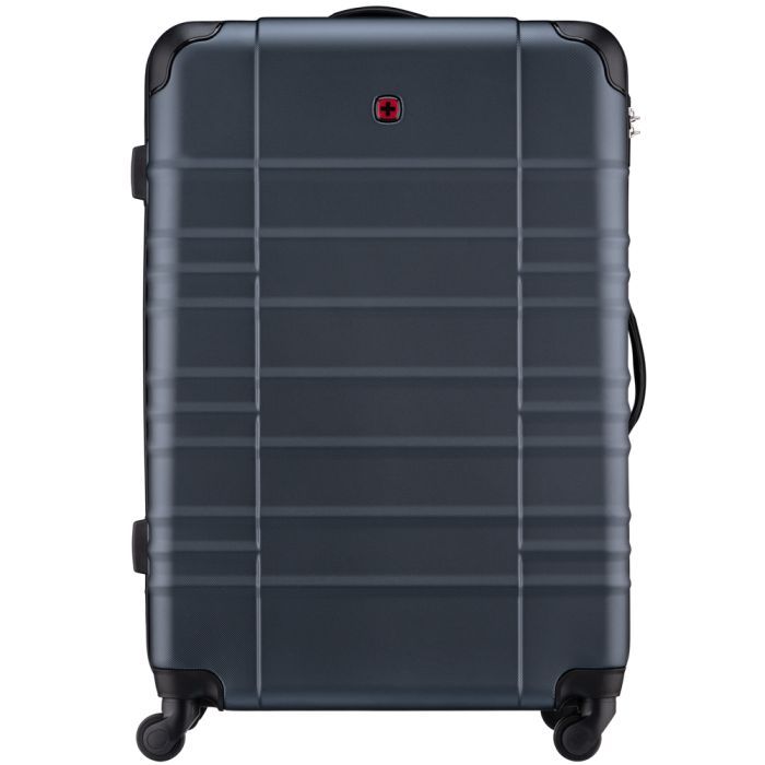 Чемодан Wenger Amplar, велика, пластик, 4 колеса, синя (653141) изображение 3