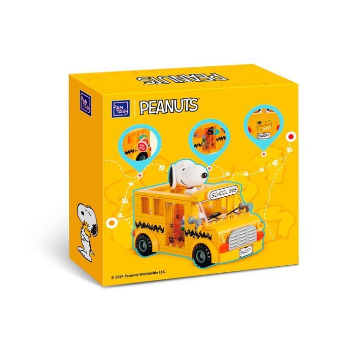 Конструктор Pantasy Snoopy - Школьный автобус (86906) изображение 7