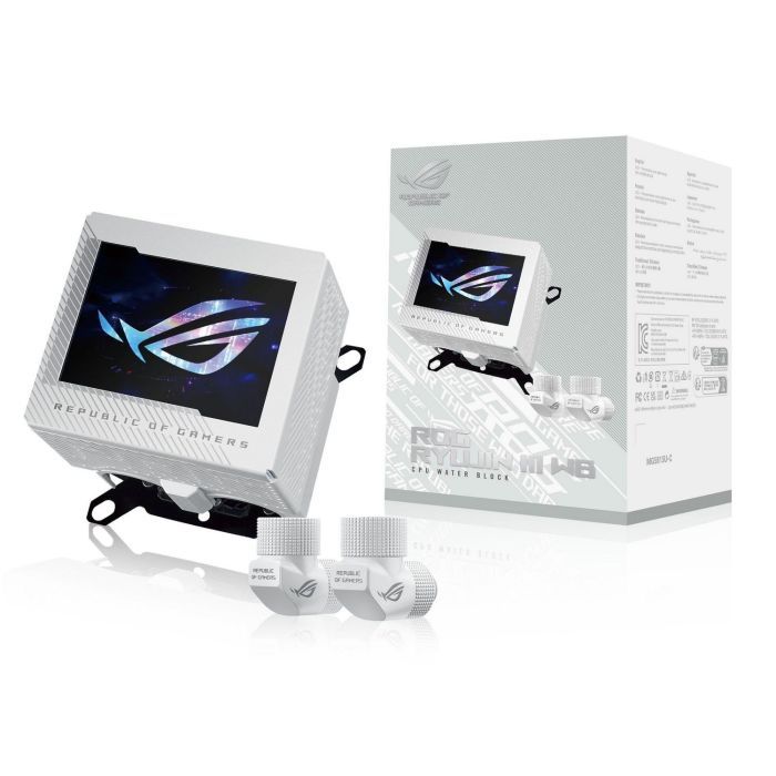 Водоблок ASUS Водоблок Asus ROG Ryujin III WB White Edition (90RC00V2-M0UAY0) (90RC00V2-M0UAY0) зображення 6