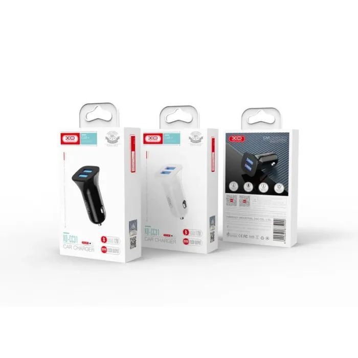 Зарядное устройство XO CC31 2.4A/2 USB White (XO-СC31-WH) изображение 2