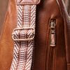 Сумка Vintage Женская слинг из экокожи Рыжая (22749) изображение 10