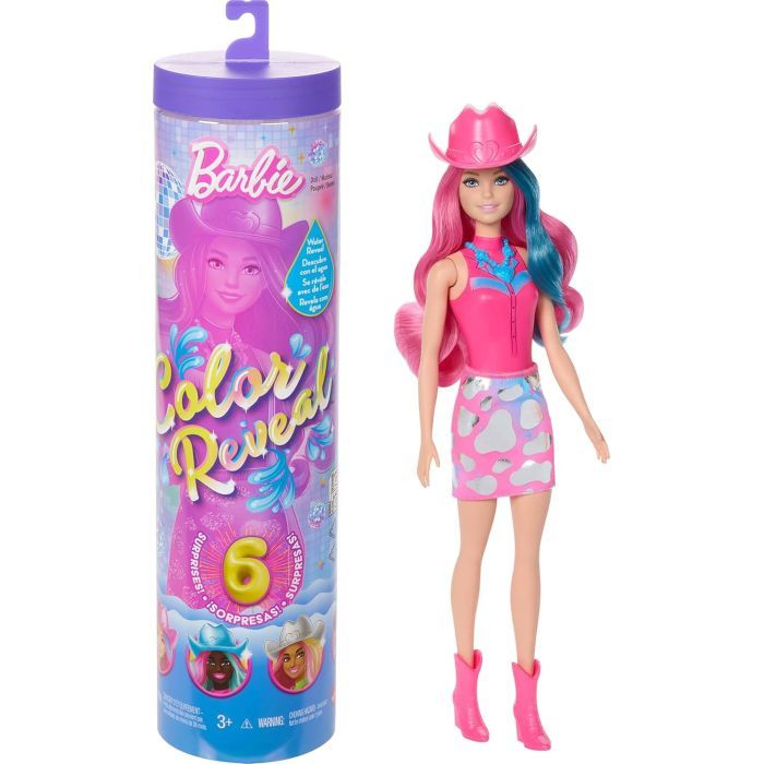 Кукла Barbie сюрприз Color Reveal серии Звезды диско (JCP01)
