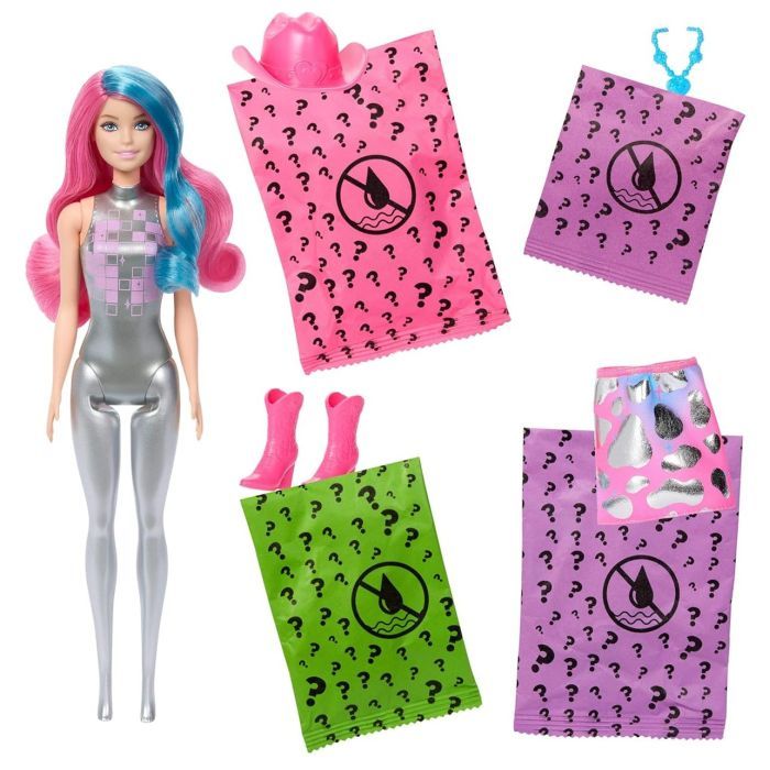 Кукла Barbie сюрприз Color Reveal серии Звезды диско (JCP01) изображение 2
