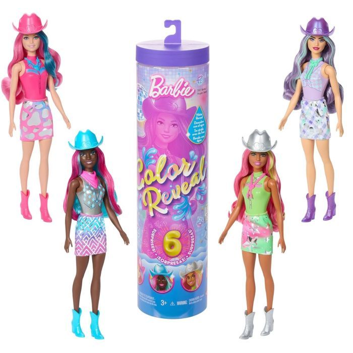 Кукла Barbie сюрприз Color Reveal серии Звезды диско (JCP01) изображение 5