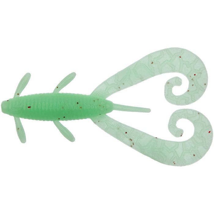 Силикон рыболовный Reins G-Tail Twin 2" 146 Hot Cucumber (10 шт/уп.) (1552.08.21)