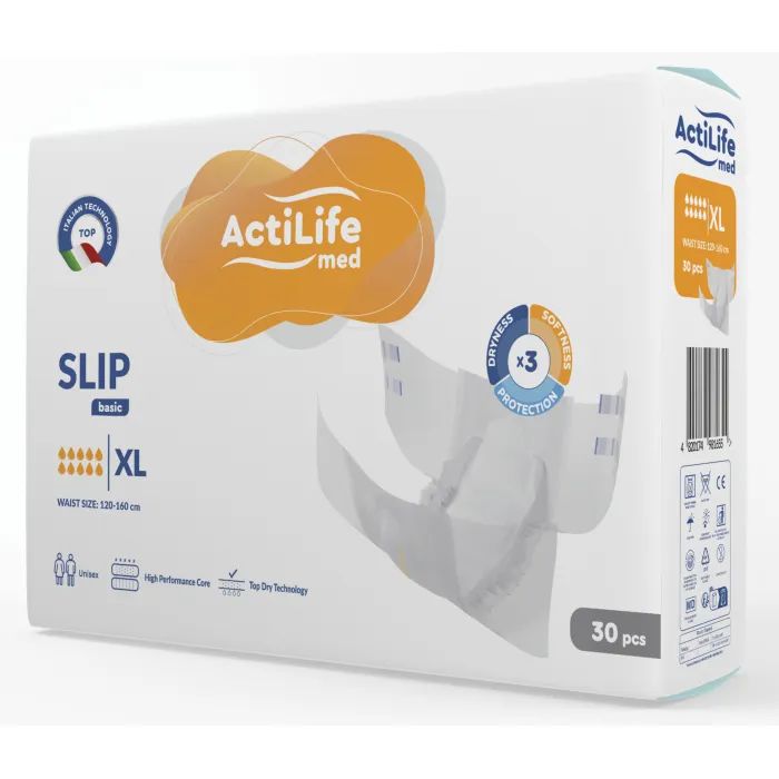 Подгузники для взрослых ActiLife Med Basic S, 30 шт (4820174981723)