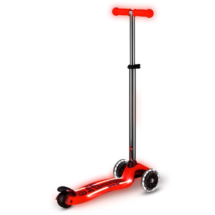 Самокат Micro Maxi Deluxe Glow LED Plus Синій кришталь (MMD377) зображення 3