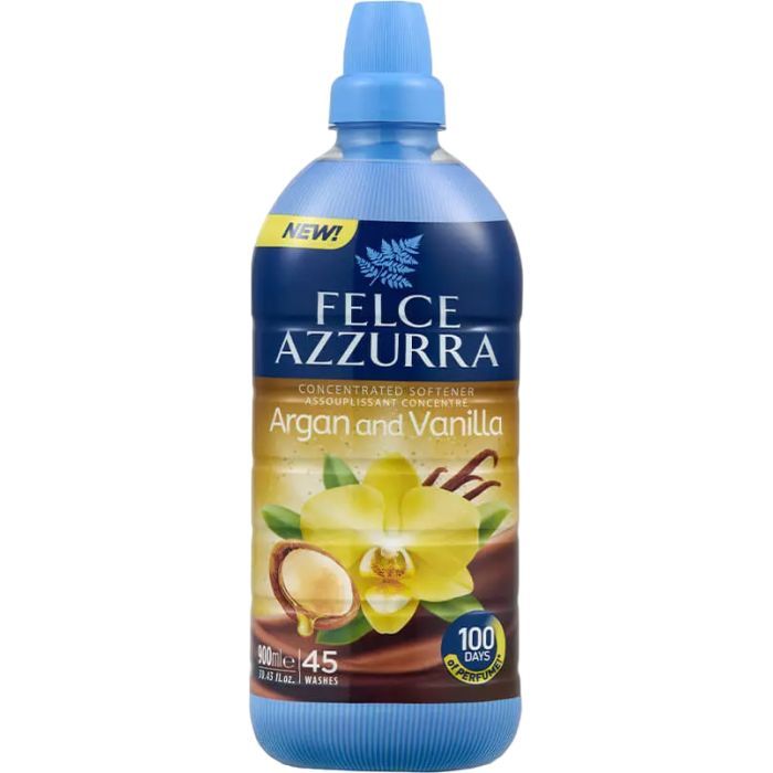Кондиционер для белья Felce Azzurra Argan & Vanilla Концентрированный смягчитель 900 мл (8001280413346)