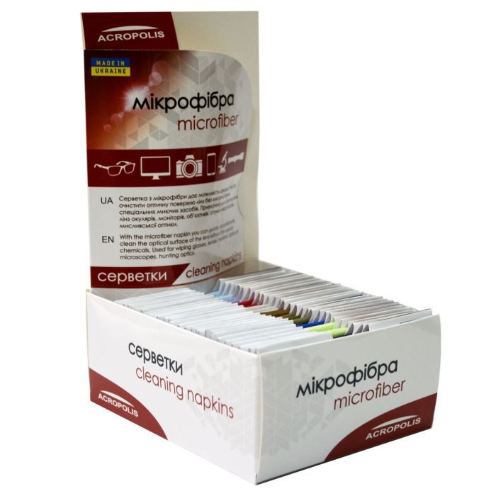 Салфетки Acropolis A-90/12 microfiber 29*22см gray, поштучно (A90-12GY) изображение 3