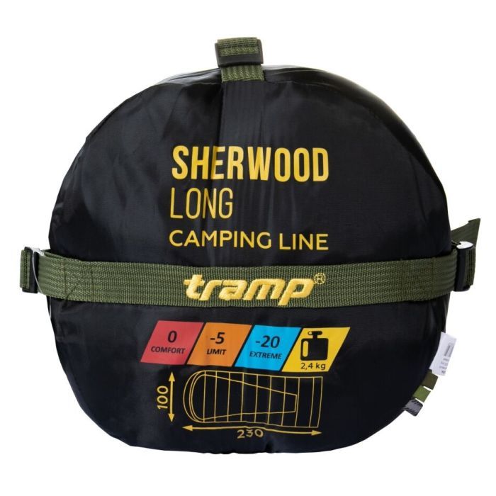 Спальний мішок Tramp Sherwood Long Olive/Grey R (UTRS-054L-R) зображення 11