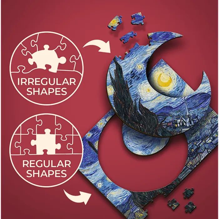 Пазл Trefl Wooden Зоряна ніч 200 елементів (5900511202489) зображення 3