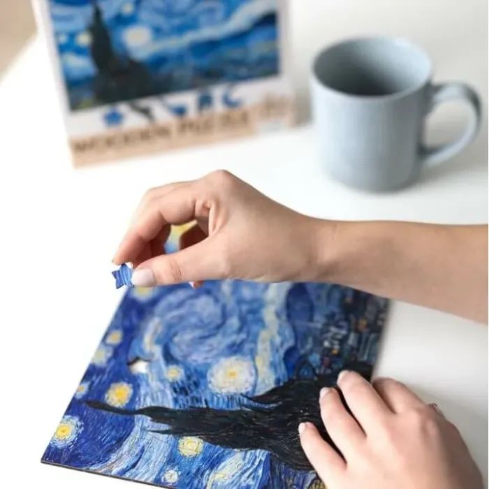 Пазл Trefl Wooden Зоряна ніч 200 елементів (5900511202489) зображення 4