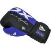 Боксерские перчатки RDX F4 Boxing Sparring Gloves Hook & Loop Blue/Black 10 унцій (BGR-F4U-10OZ) изображение 3