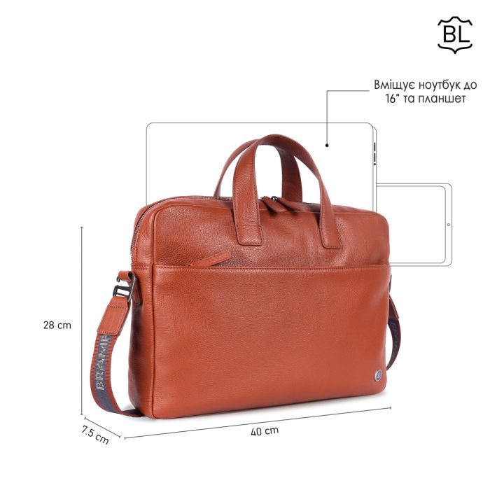 Сумка Brampton London Commandeer Grey (64547 GREY) изображение 10