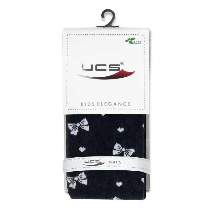 Колготки детские UCS Socks с бантиками (M0C0301-2034-3G-gray) изображение 2