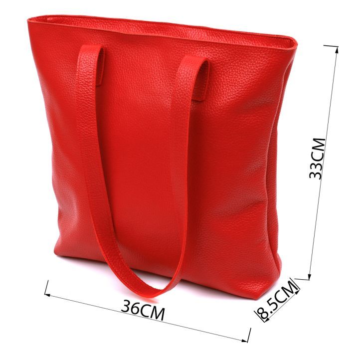 Сумка Shvigel Кожаная Красная (16355) изображение 4