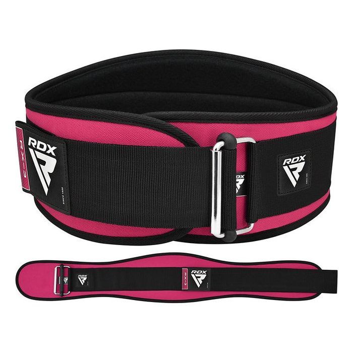 Атлетичний пояс RDX RX3 EVA Curve неопреновий Sharp Pink XS (WBE-RX3SP-XS)