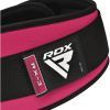 Атлетичний пояс RDX RX3 EVA Curve неопреновий Sharp Pink XS (WBE-RX3SP-XS) зображення 5