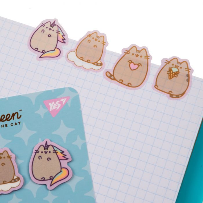 Стікер-закладка Yes Pusheen пластик 80 шт (4х20) (170419) зображення 4