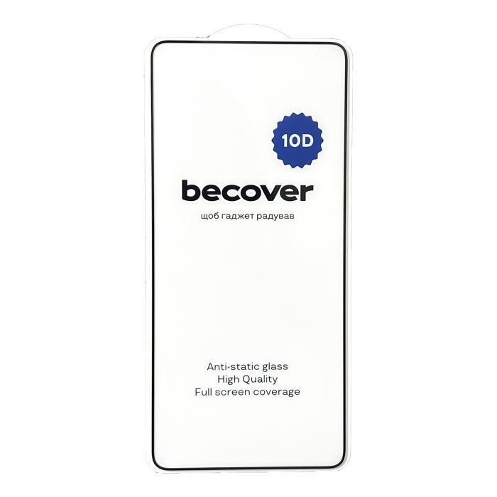 Стекло защитное BeCover Xiaomi Redmi Note 14S 10D Black (713421) изображение 2