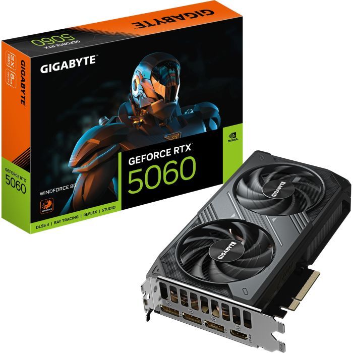 Відеокарта GIGABYTE GeForce RTX5060 8Gb WINDFORCE (GV-N5060WF2-8GD) зображення 10