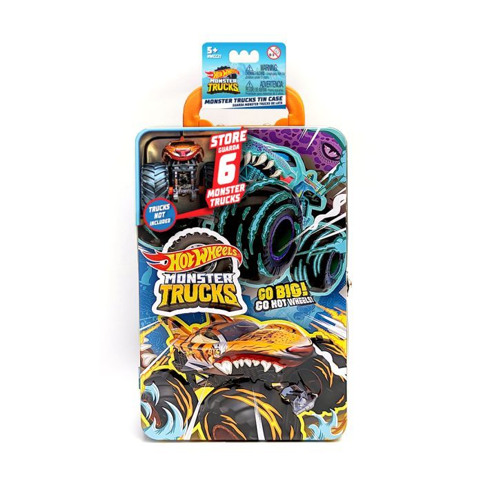Автотрек Hot Wheels Контейнер для хранения Monster trucks (HWCC21) изображение 2