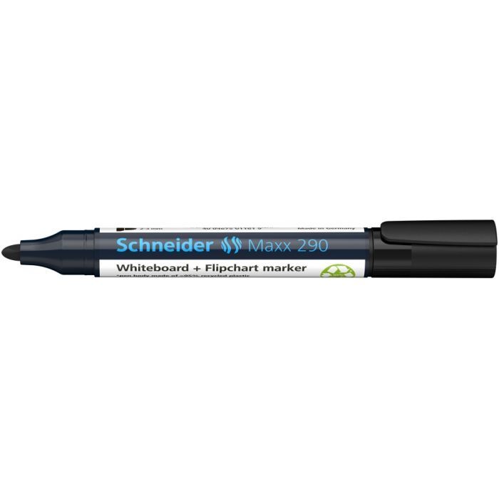 Маркер Schneider MAXX для досок и флипчартов 290, черный (S129001)