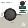 Сковорода туристическая Groenberg Hekla Pan 25 cm / 2 L Black (266022) (DAS303247) изображение 6