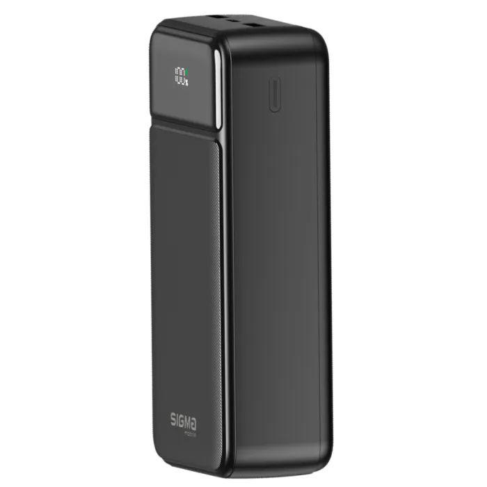 Батарея универсальная Sigma X-power SI30A4QL 30000mAh, PD/20W, QC22.5W, LED, cable 20w, black (4827798787311) изображение 3