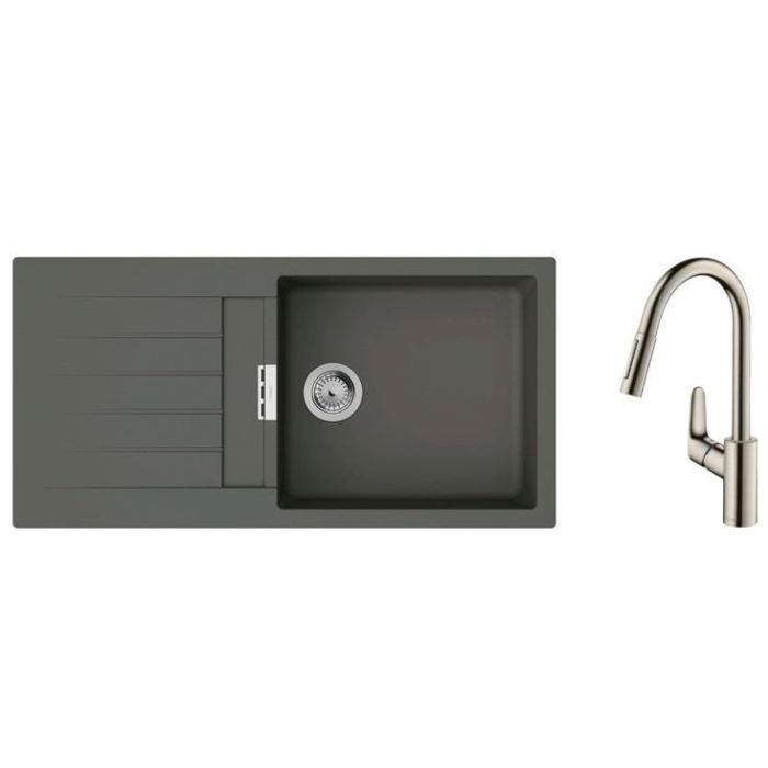 Мойка кухонная Hansgrohe S520-F480 + зміш. Focus M41 (43358800)