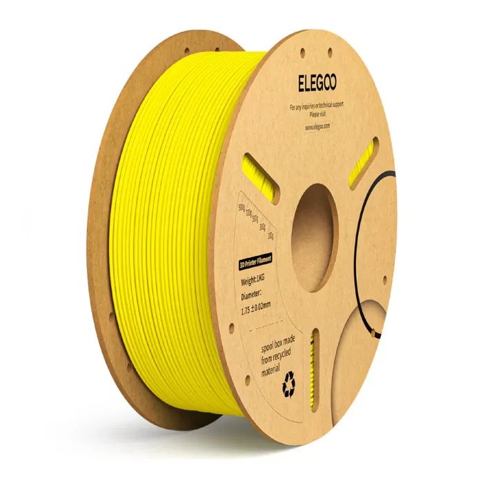 Пластик для 3D-принтера ELEGOO PLA Plus 1кг, 1.75мм, yellow (50.203.0054)