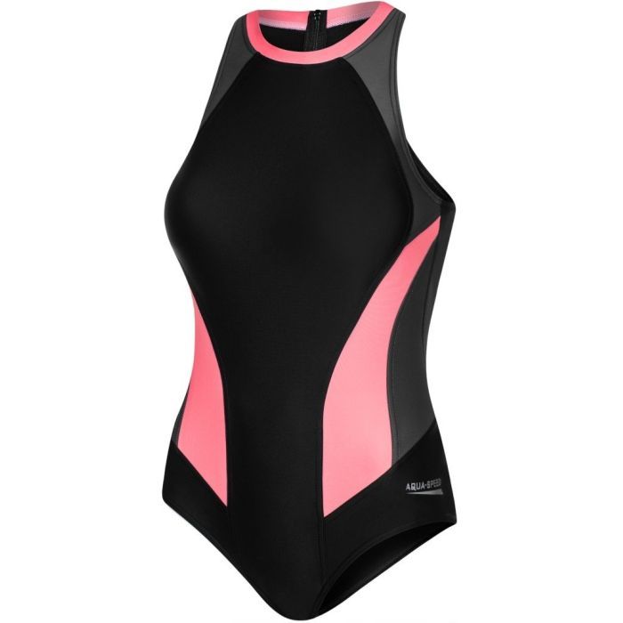 Купальник Aqua Speed Nina 344-133 чорний, сірий, кораловий 36 (5908217664006) изображение 3