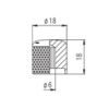 Ручка для потенціометра Paxphil Push-On Control Knob Black (NB301 BK) зображення 3