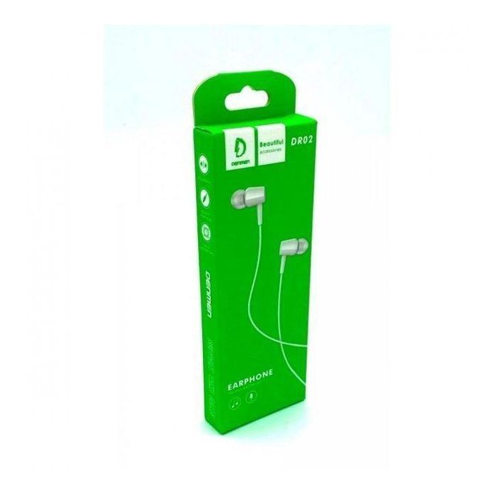 Наушники Denmen DR02 3.5mm White (DE-DR02-WH) изображение 4