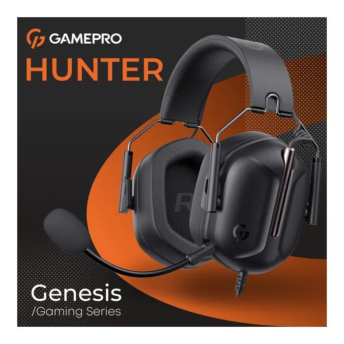 Наушники GamePro Genesis Hunter Black (HS1350B) изображение 5