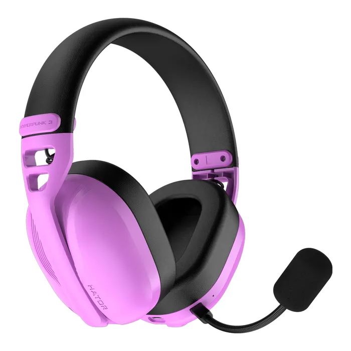 Навушники Hator Hyperpunk 3 Wireless Hi-Res SyncHUB connection Cyber Violet (ESH19)