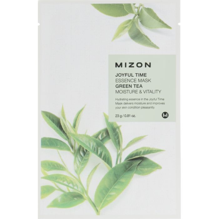 Маска для лица Mizon Joyful Time Essence Mask Тканевая Зеленый чай 23 г (8809663752262)