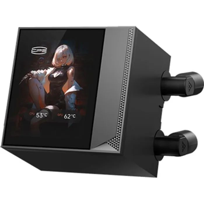 Система жидкостного охлаждения PcCooler DC360 Pro ARGB Display BK изображение 3